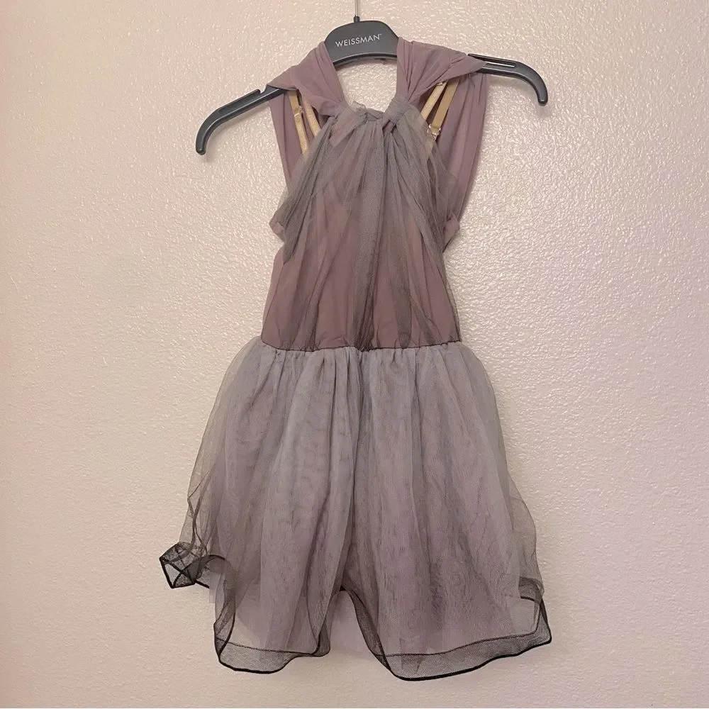 WEISSMAN Dance lyrical ballet dress ombre mauve Little Do You Know 11270 IC 7/8